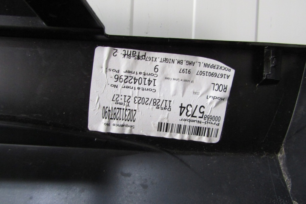 фото №11, Молдинг порог левая mercedes gls x167 x-167 19- amg 63