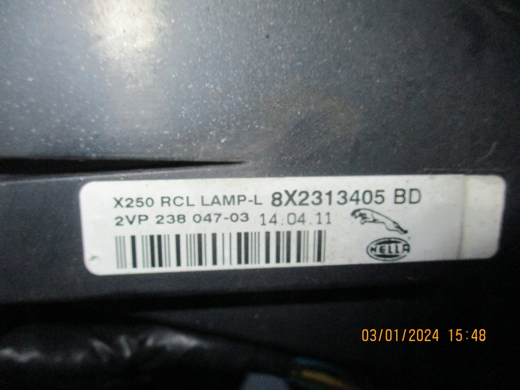 фото №11, Jaguar xf x250 2008-2011 r- лампа задня ліва sedan 8x2313405