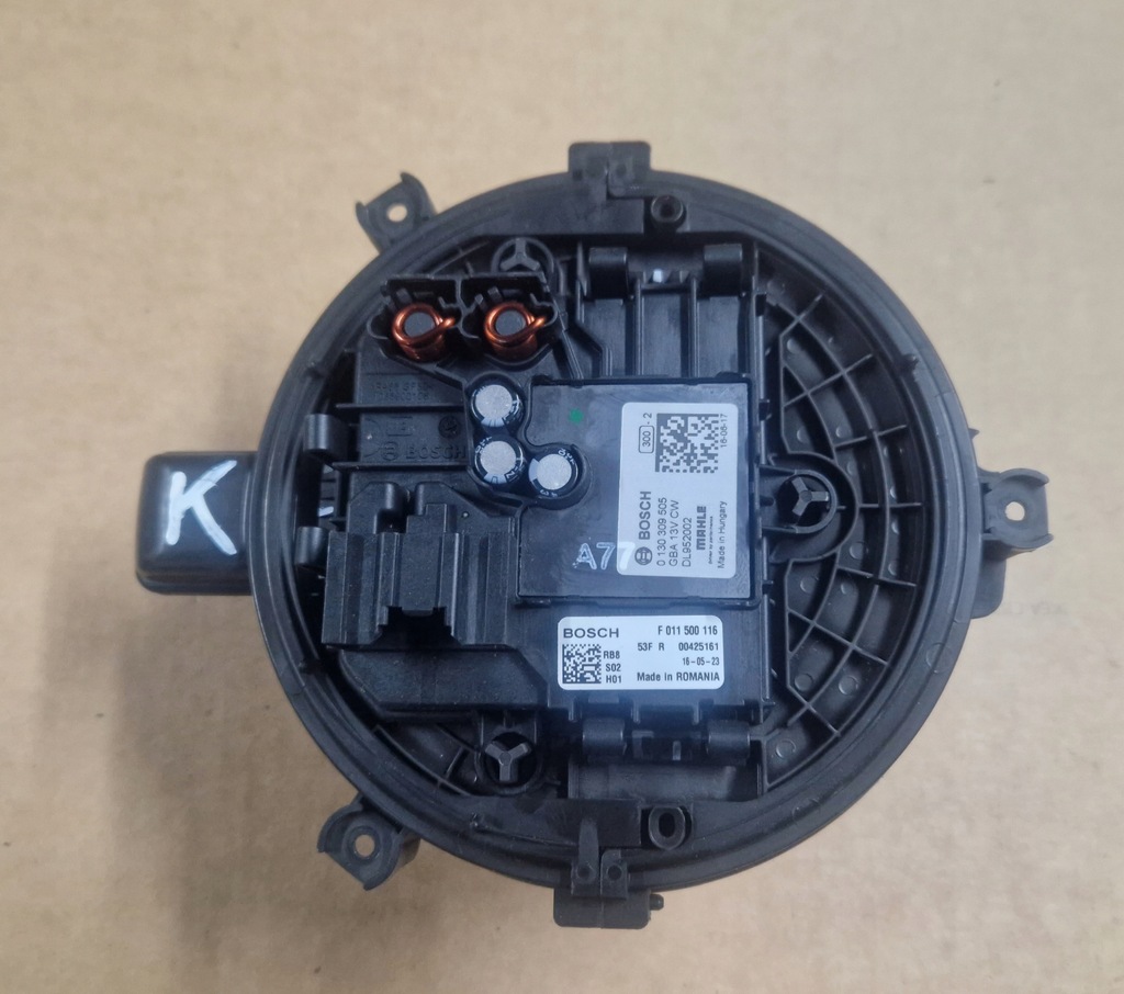 фото №1, Opel astra k v вентилятор воздуходувка f011500116 0130309505 rhd