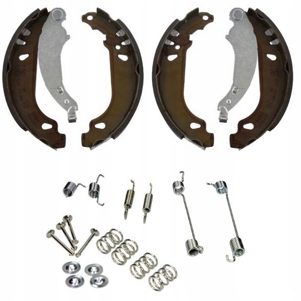 фото №1, Тормозные колодки тормозные + пружины peugeot 206 1998-