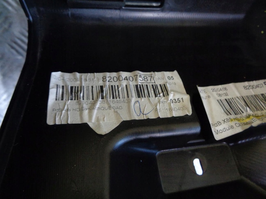 фото №8, Приборная панель приборная консоль приборная панель + подушка безопасности пассажира renault clio iii 05- eu