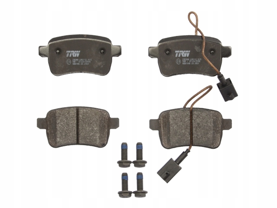 фото №2, Trw гальмівні диски i гальмівні колодки задня alfa romeo giulietta 264mm