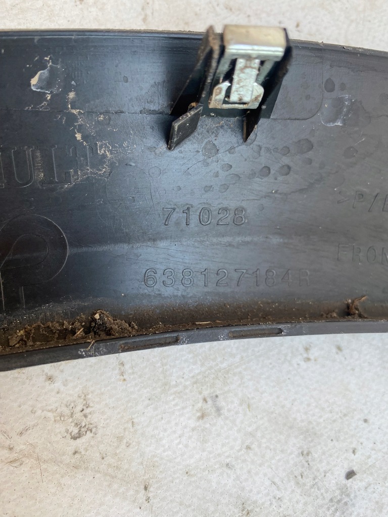 фото №12, Renault captur ii 19- молдинг накладка na крила передній правий 638127184r