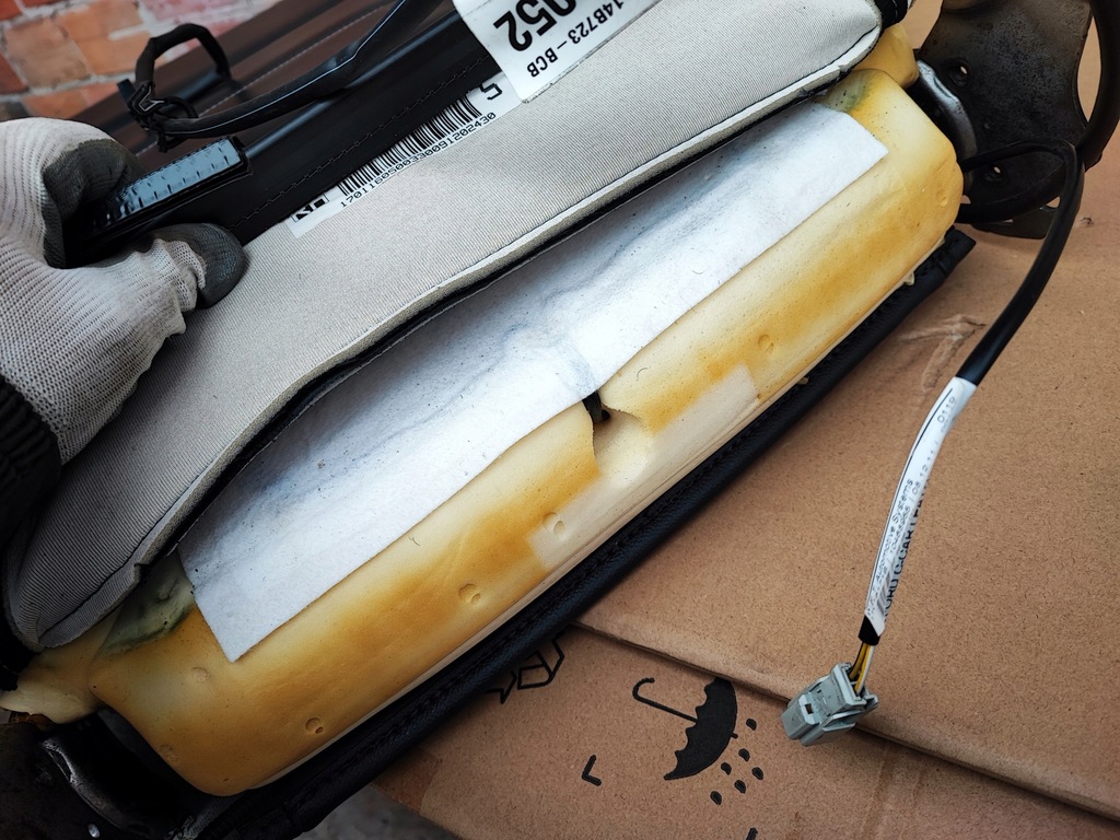 фото №16, Kuga mk1 спинка сиденье правый пассажира подогрев кожа