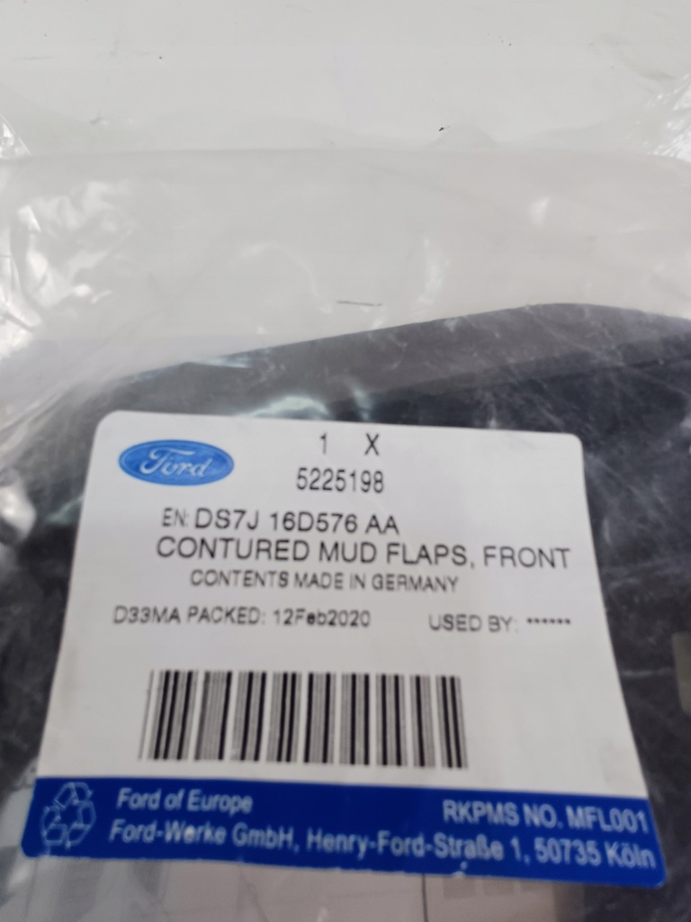 фото №13, Брызговики защита брызговики l+p перед передние ford mondeo mk v fusion