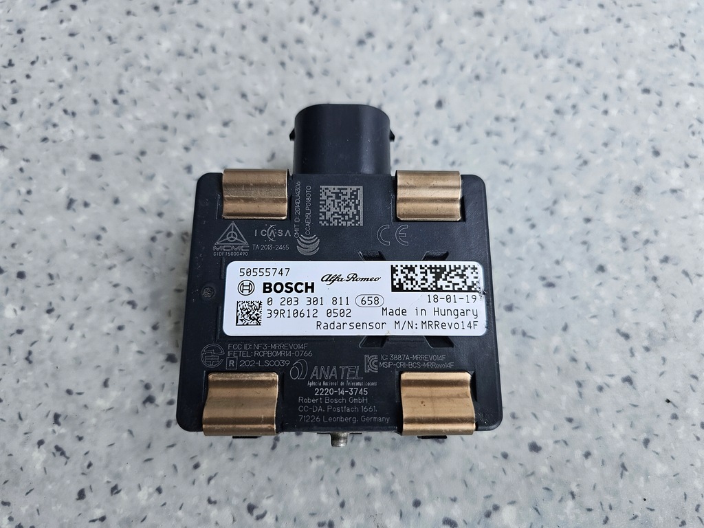 фото №1, Alfa romeo giulia stelvio радар distronic датчик 50555747
