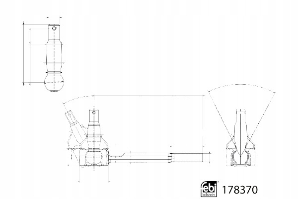 фото №7, Наконечник тяга febi bilstein 178370