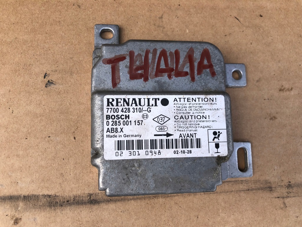 фото №1, Датчик модуль подушка безпеки renault thalia 1.5 dci 03-08