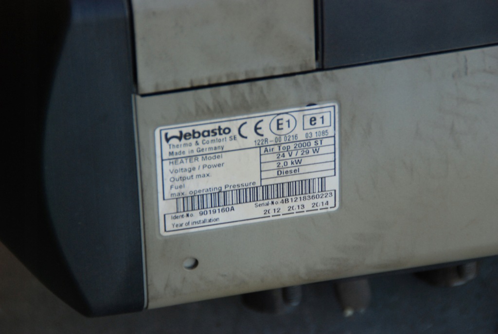 фото №4, Webasto air top 2000 st renault premium dxi