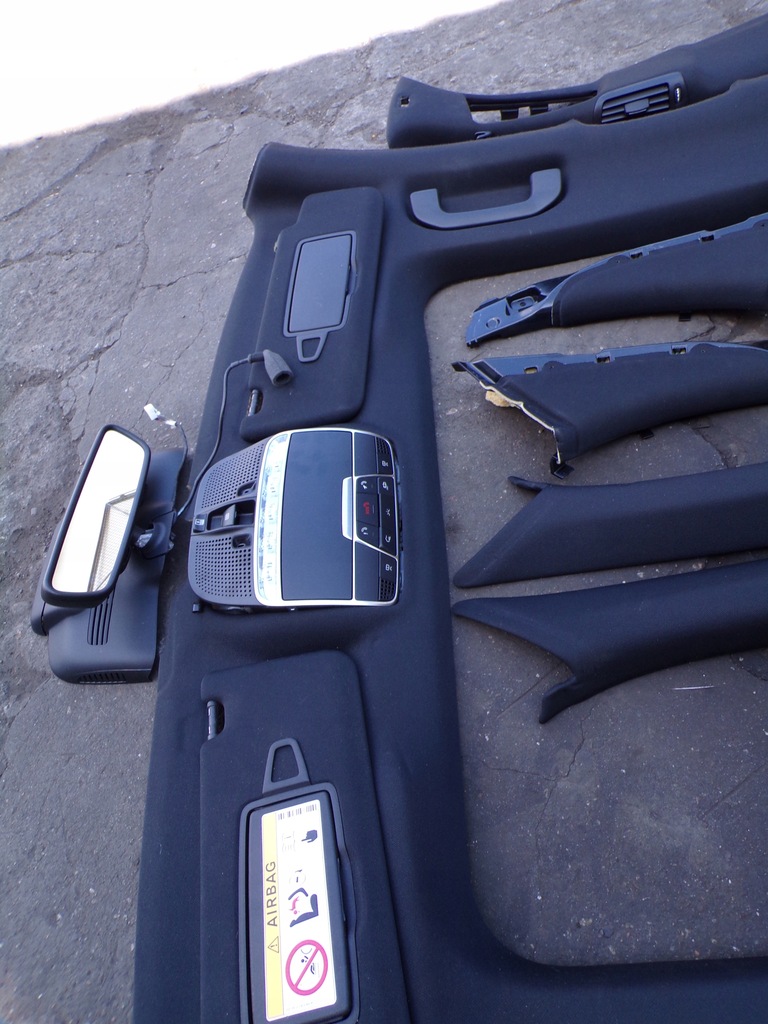 фото №9, Стеля czarna amg mercedes w222 панорама комплектна