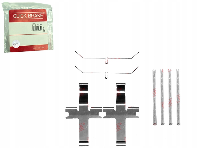 фото №1, Набор монтажный тормозных колодок перед toyota 4 runner iii hilux vii land