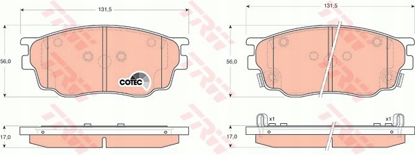 Gdb3309 тормозные колодки тормозные Недорого