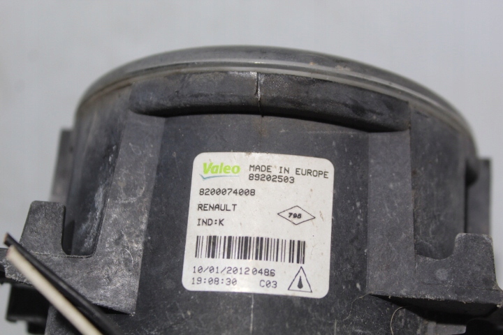 фото №4, Противотуманная фара левый dacia sandero i 1.6