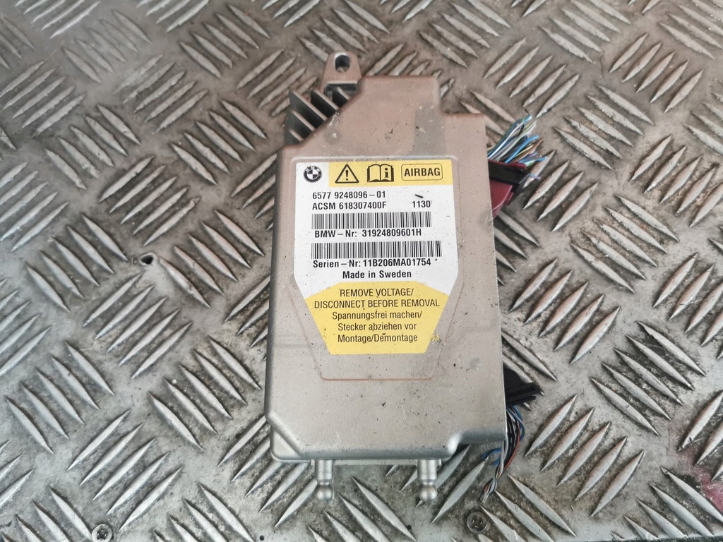 фото №1, Bmw f10/f11 оригінальний номер блок керування модуль подушка безпеки 9248096