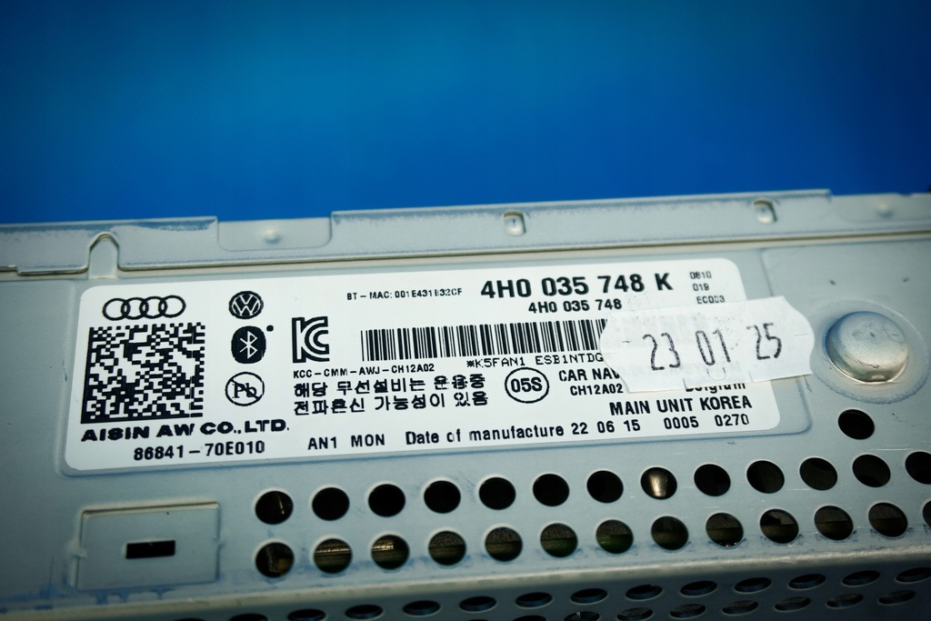 фото №6, Navi mmi 3g+ high audi мультимедиа a8 s8 4h0035748k