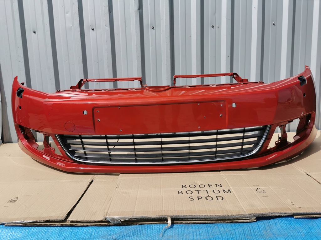 фото №10, Vw golf vi 5k0 4xpdc решётка хром омыватель бампер перед передний 5k0807221