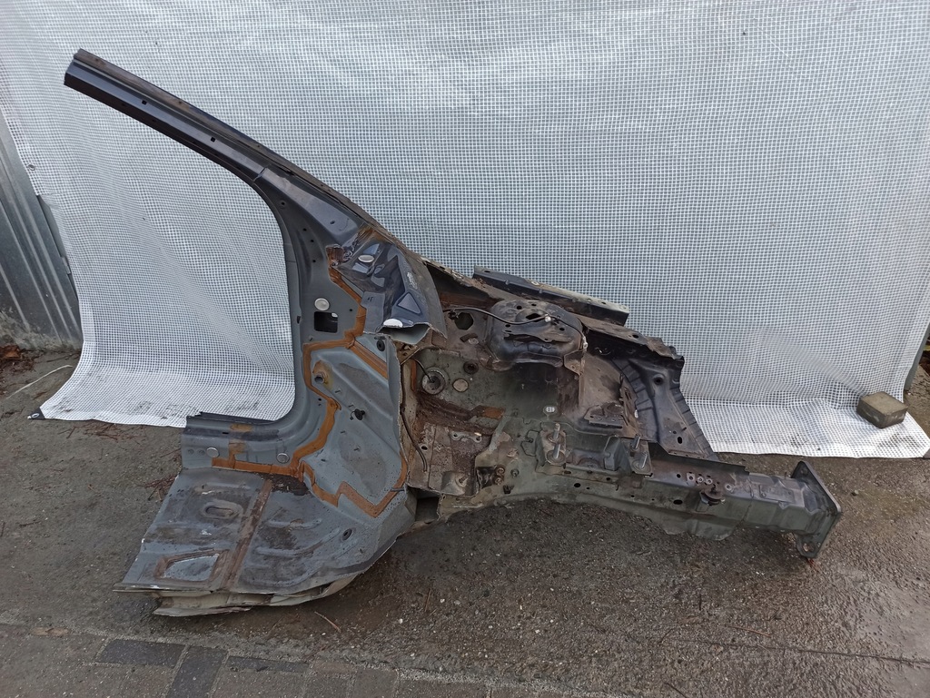 фото №7, Volvo xc60 i 08-16 четверть левая перед лонжерон шток порог блок двигателя a 498