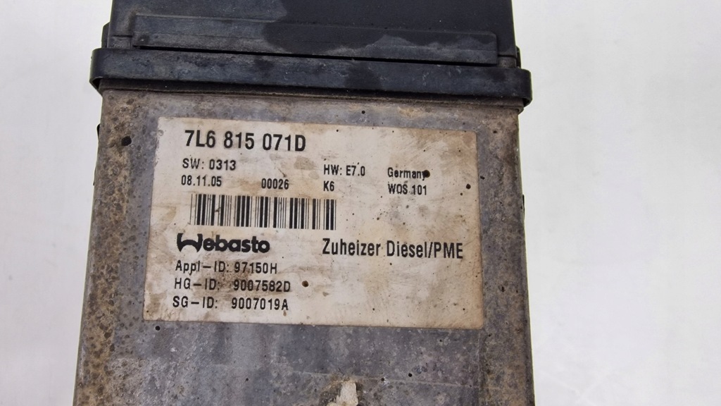 фото №3, Vw touareg webasto 7l6815071d