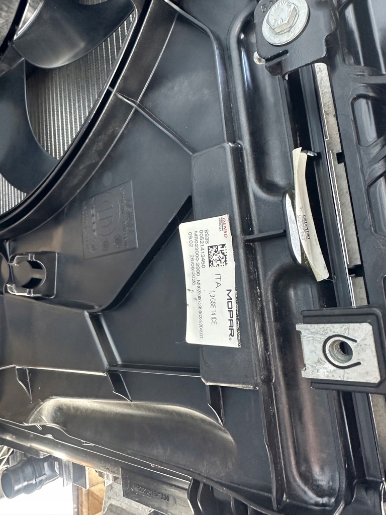 фото №16, Комплект радіатор радіатор pas передній jeep compass ii 1.3