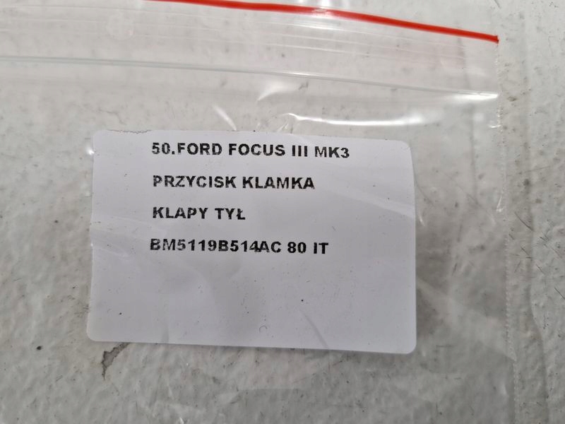 фото №7, Ford focus mk3 iii 3 микровыключатель кнопка крышки багажника задняя bm5119b514ac