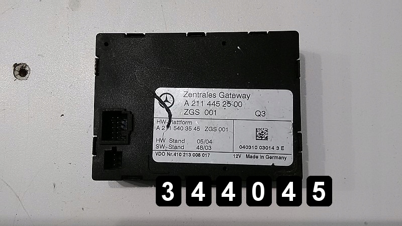 фото №1, 2003 mercedes e class ecu 2114452500