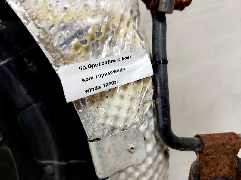 фото №5, Zafira 3 iii c корзина колеса zapasoweo подъемник кронштейн