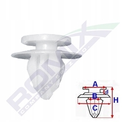 фото №1, Штифт оббивка toyota 10 szt