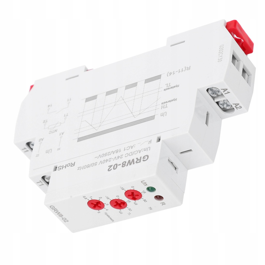 фото №13, Реле контролю температури монтаж na szynie