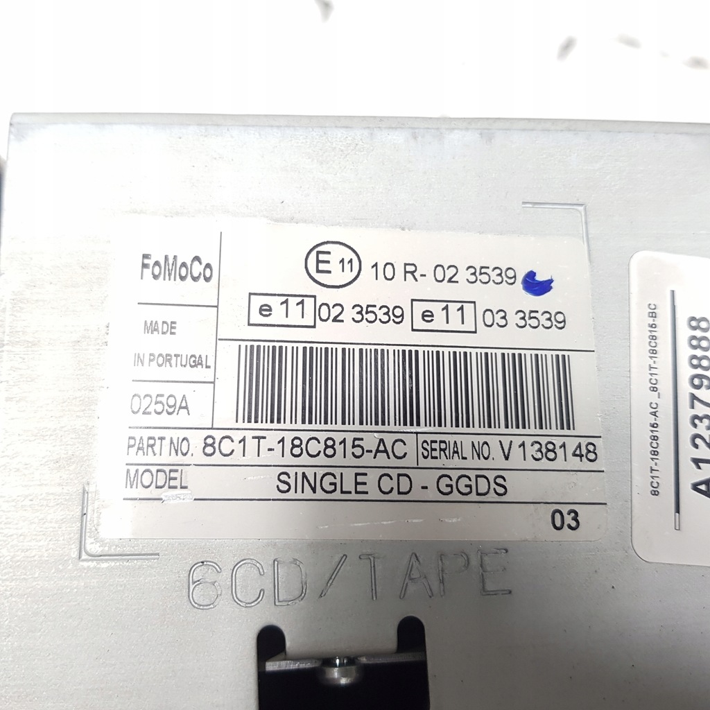 фото №4, Радіо cd ford kuga 8c15-18c815-ac