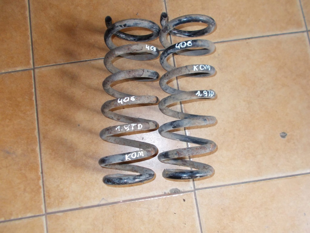 фото №1, Peugeot 406 пружина задняя