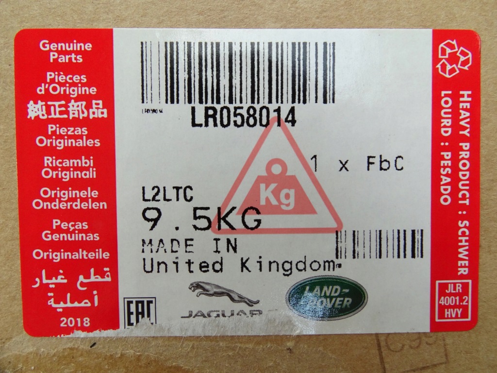 фото №15, Новый оригинальный бампер передний 4xpdc discovery iv 4 l319 2014-16 lr058014