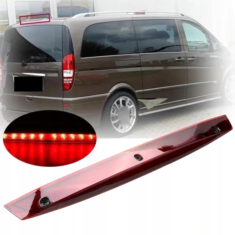 фото №12, Mercedes vito w639 2003- третий свет лампа стоп-сигнал торможения a6398200056