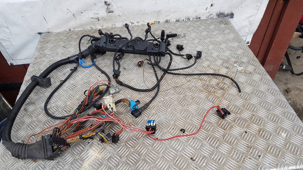 фото №13, Bmw e39 525d 530d жгут двигателя монтажная