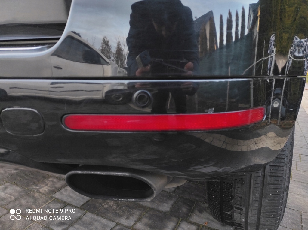 Бампер задняя  задний с датчиками заднего вида volkswagen vw touareg 1 рестайлинг  7l l041 Киев