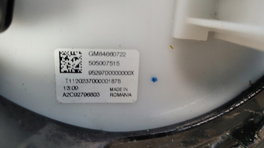 Opel insignia b gsi 2.0t бак топлива помпа топлива 84660722 505007515 Оригинал