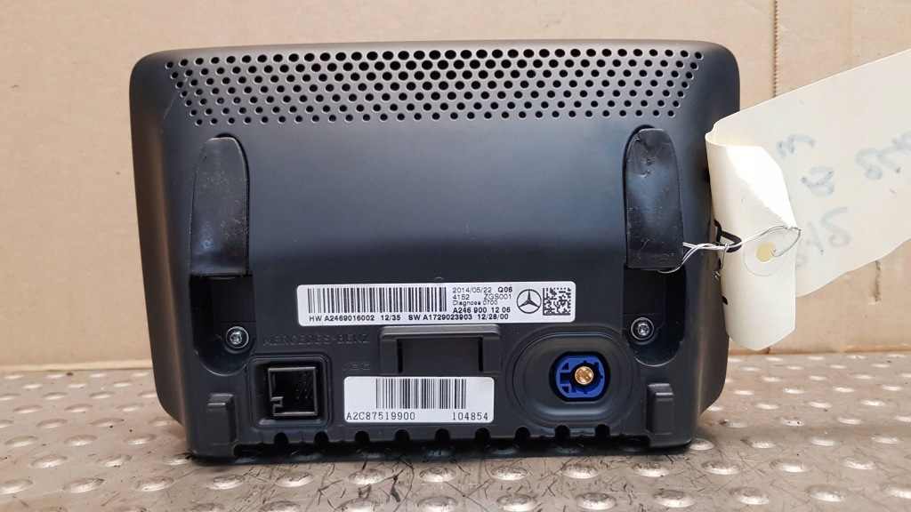 фото №2, Дисплей екран радіо навігації a1729023903 mercedes slk r172 w176 w246