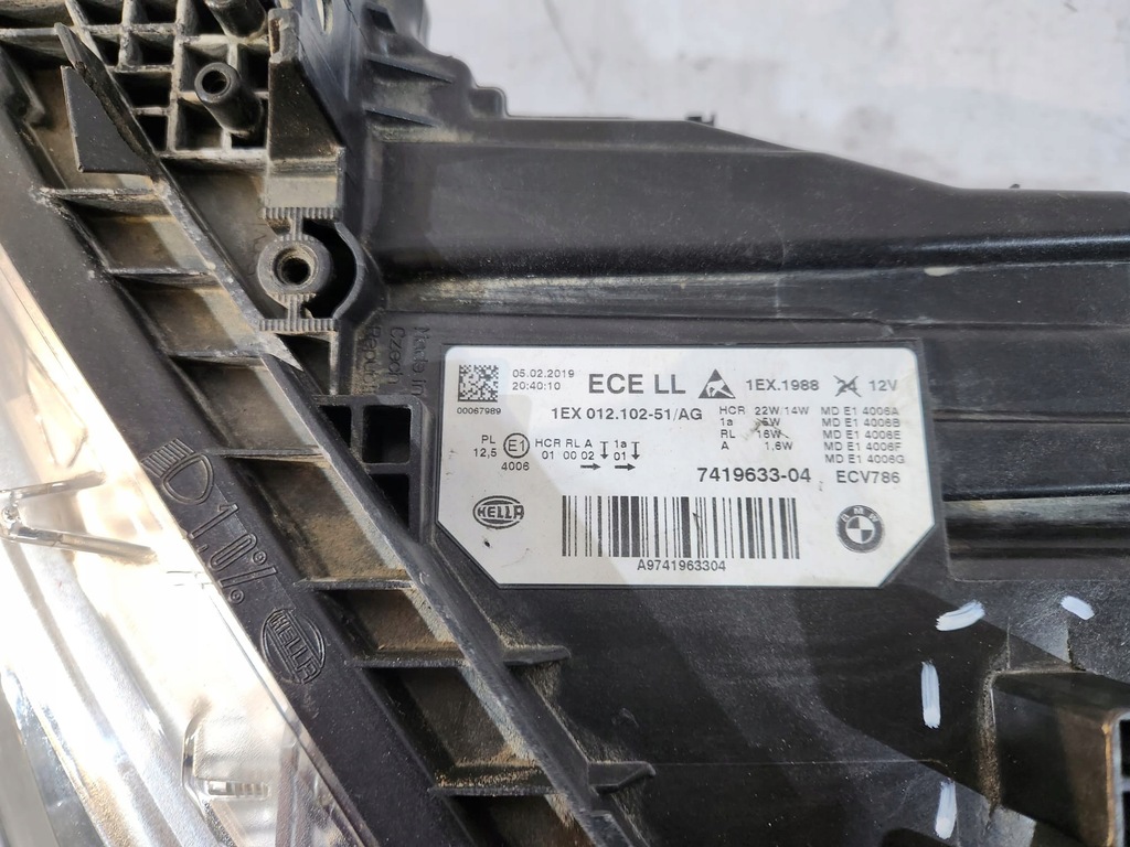 фото №10, Bmw 3 f30 f31 lci лампа передняя led левая - 17042