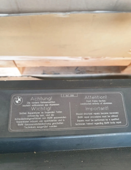 Ремень передний радиатор усилитель передний bmw 6 e63 e64 с Разборки