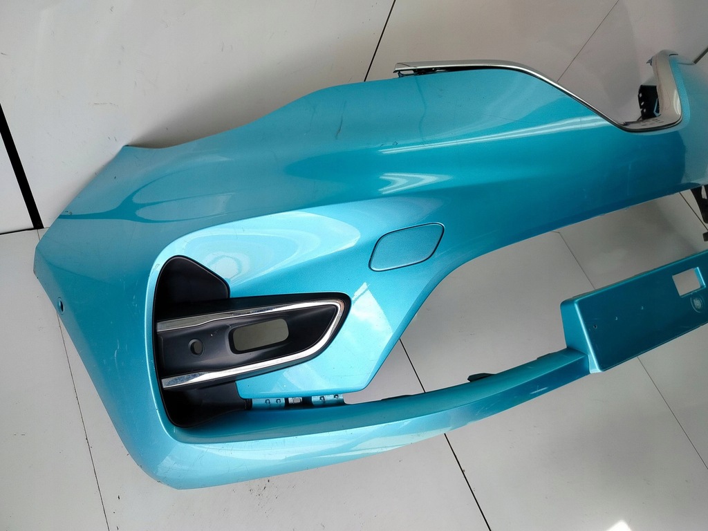 фото №3, Бампер передній renault zoe lift 2019- хром решітка