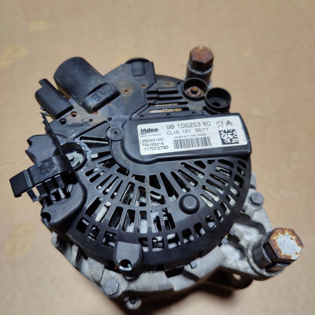 Citroen peugeot генератор valeo c12 9818677980 Оригинал