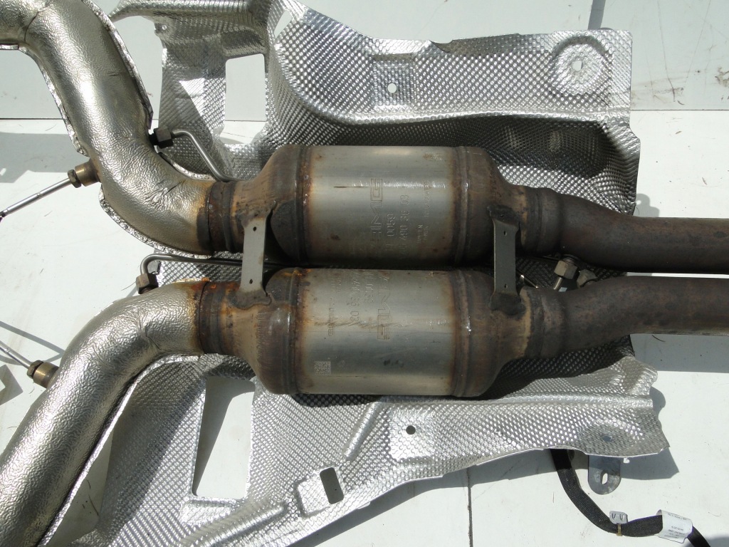 фото №14, Mercedes kompletny вихлоп c klasa c43 43 amg lift coupe 4matic