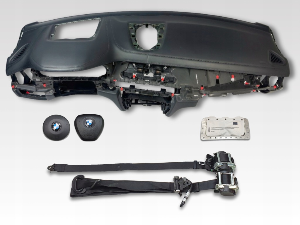 Купить Bmw x5 f15 x6 f16 приборная панель кожа нитка head up подушка безопасности ремни