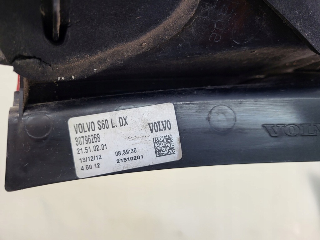фото №11, Лампа w крыло правый задняя правая задняя volvo s60 ii sedan