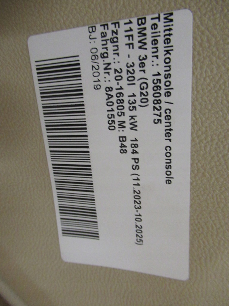 фото №5, Bmw g20 g21 підлокітник тунель середній