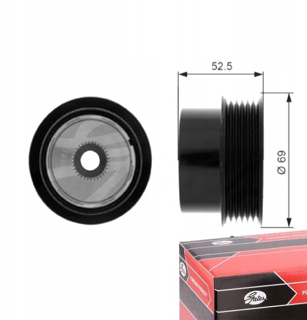 Купить Шкив генератора к volvo xc60 1 suv 3.2 t6