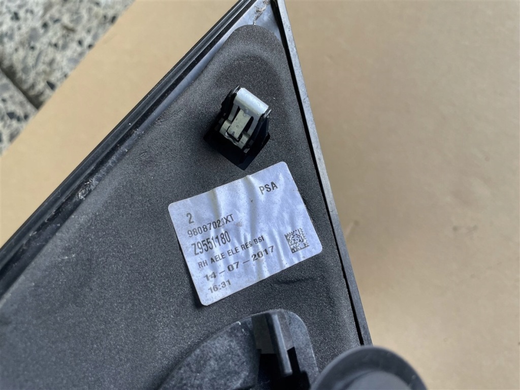 фото №7, Зеркало правый перед правое передние 6x pdc peugeot expert 3 iii 16-23r 17r