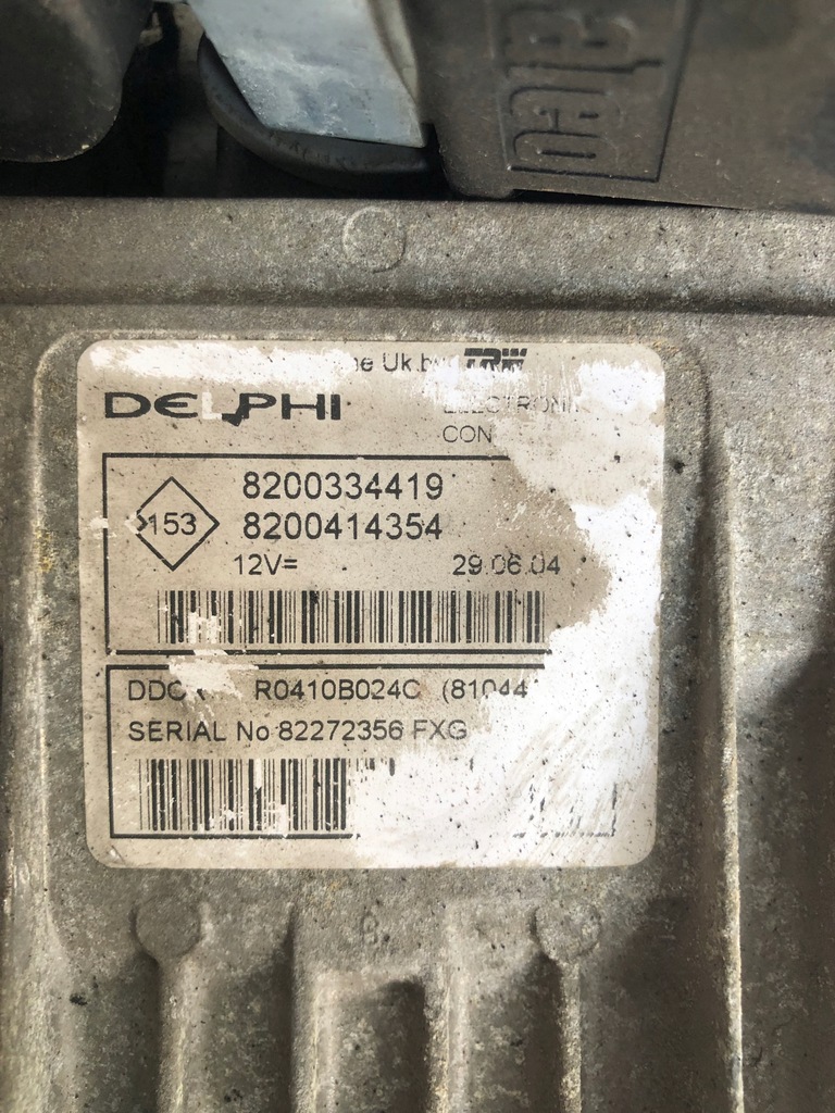фото №4, Блок управления набор запуск renault scenic ii 1.5dci 8200334419