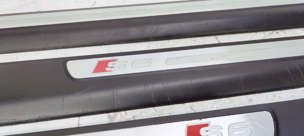 фото №6, Молдинг накладки порогові комплект audi a6 s6 c6