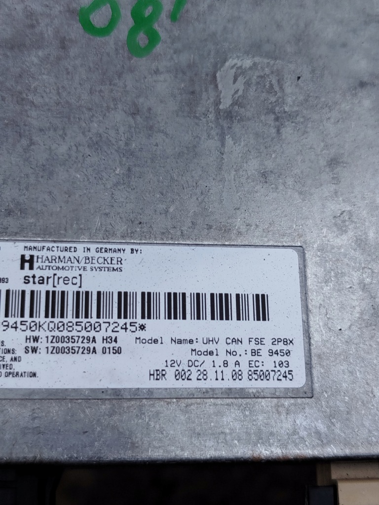 фото №4, Модуль інтерфейс skoda octavia 2 ii 1z0035729a