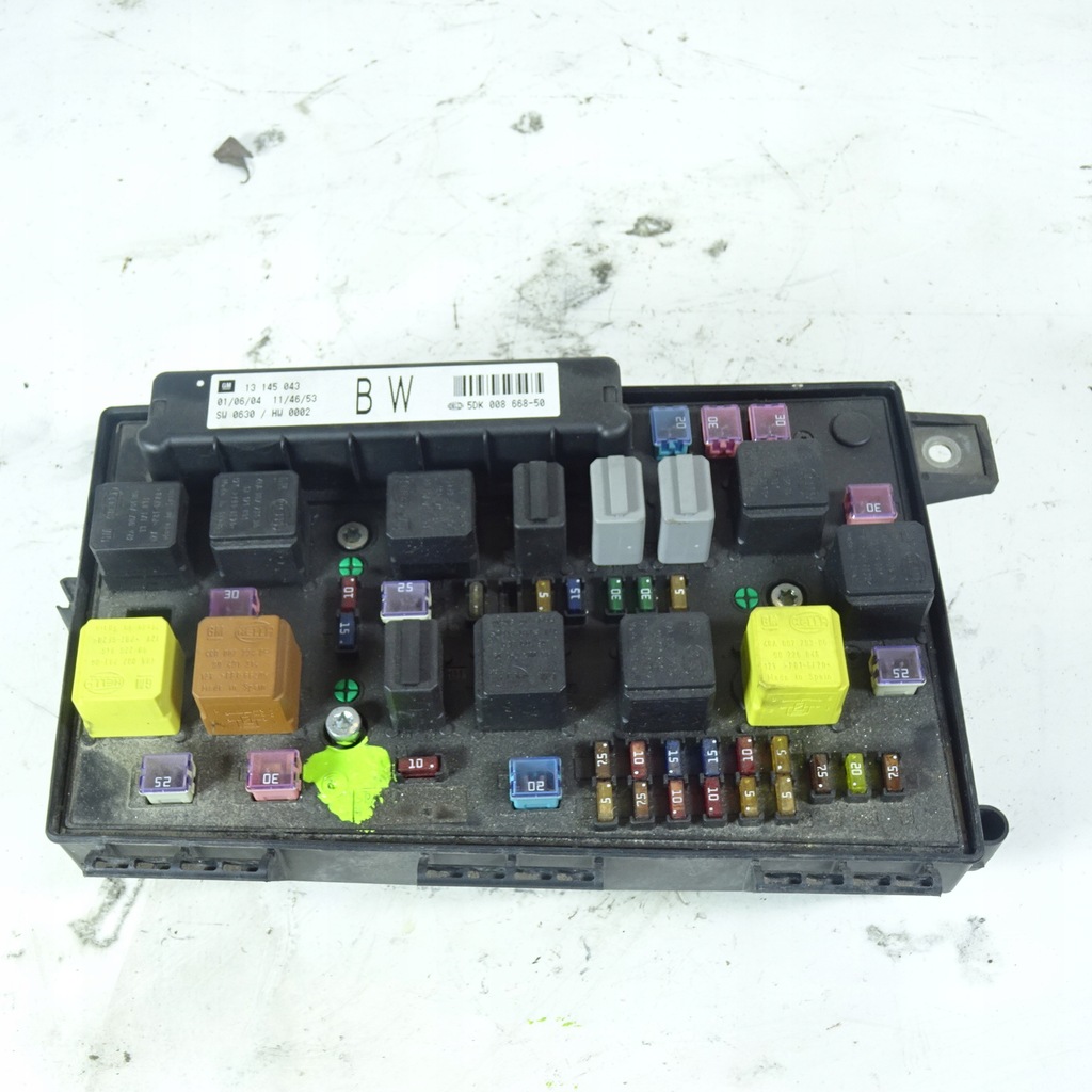 фото №1, Opel astra h 1.4b коробка предохранителей 13145043